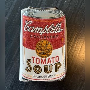 COACH Limited Edition Campbell Soup 2018 zip around Smooth Leather Wallet